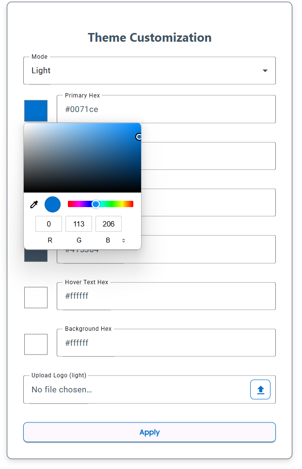 Theme Component